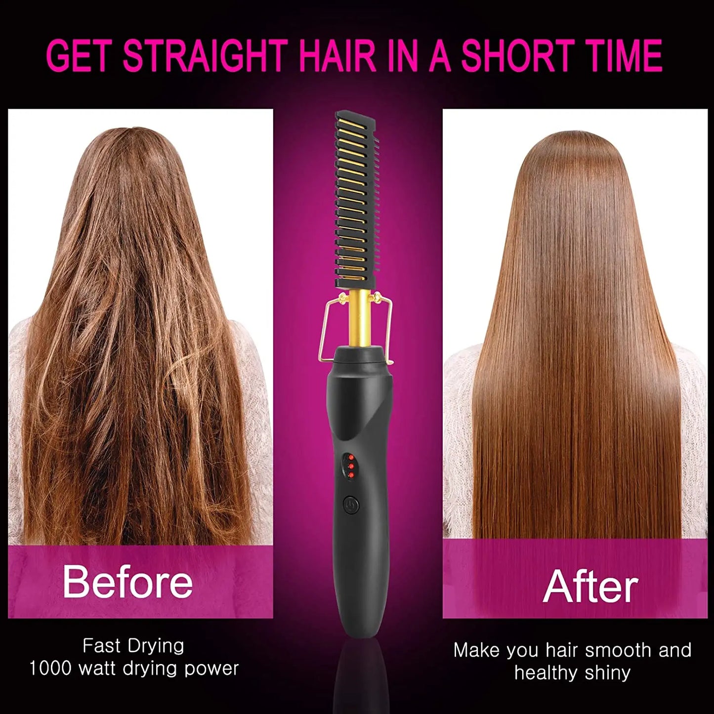 2 in 1 Hair Straightener
