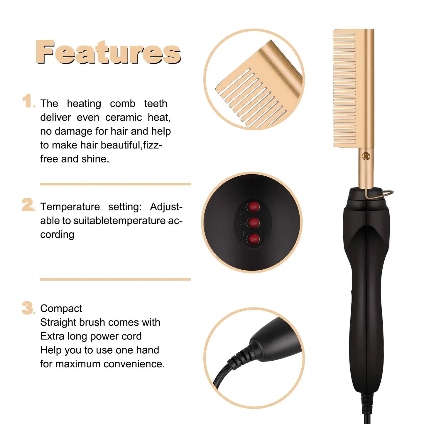 2 in 1 Hair Straightener