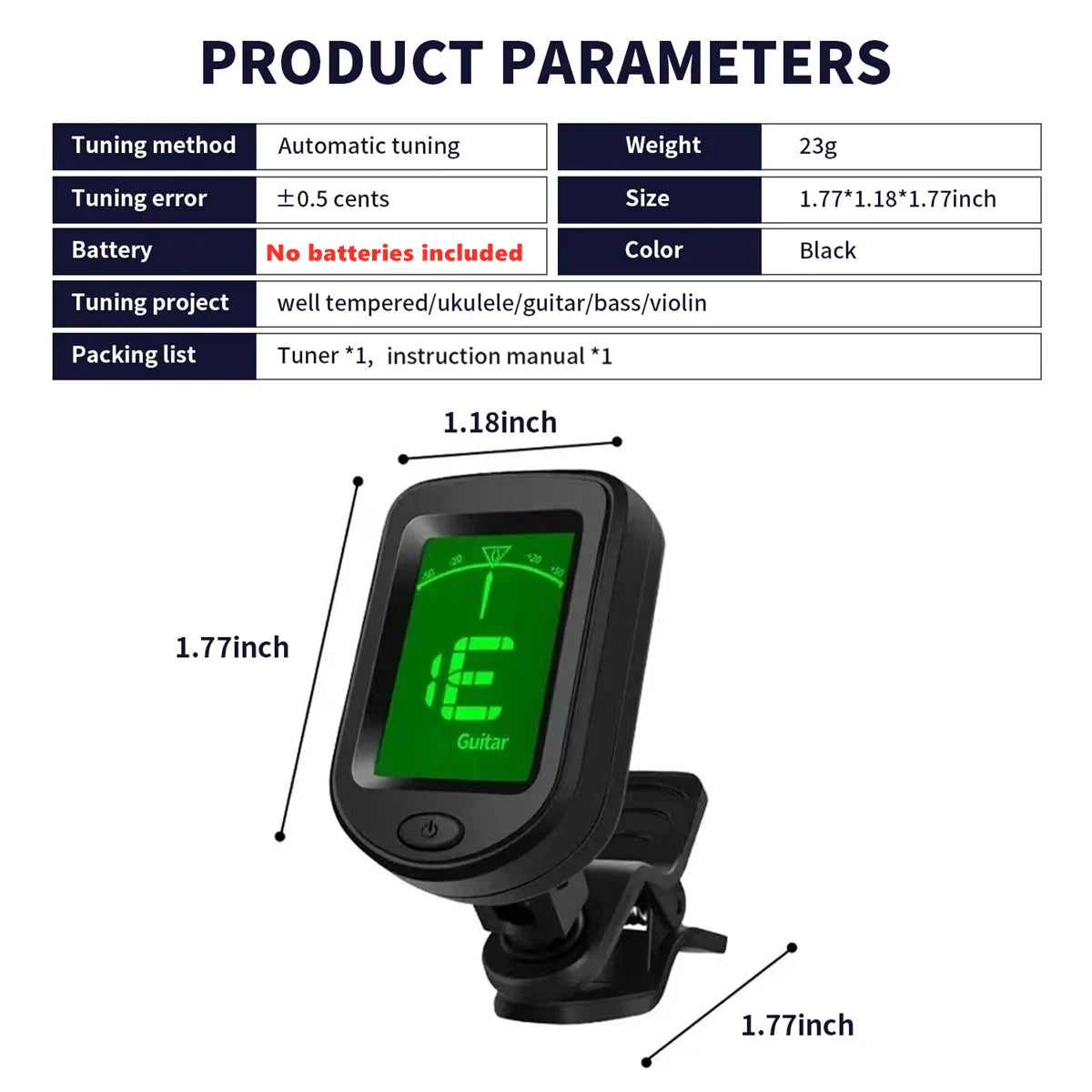 Electronic Guitar Tuner