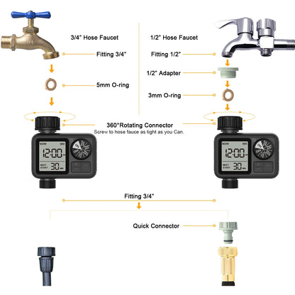 Smart Dial & Button Water Timer