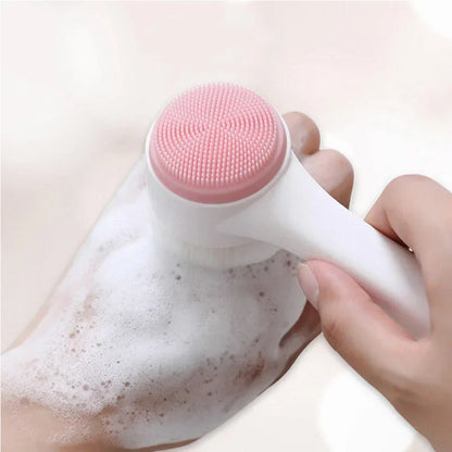 3D facial cleansing brush