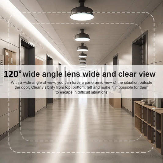 MiniGuard™ Smart Peephole Camera (3MP, WiFi, 4.3" Display)